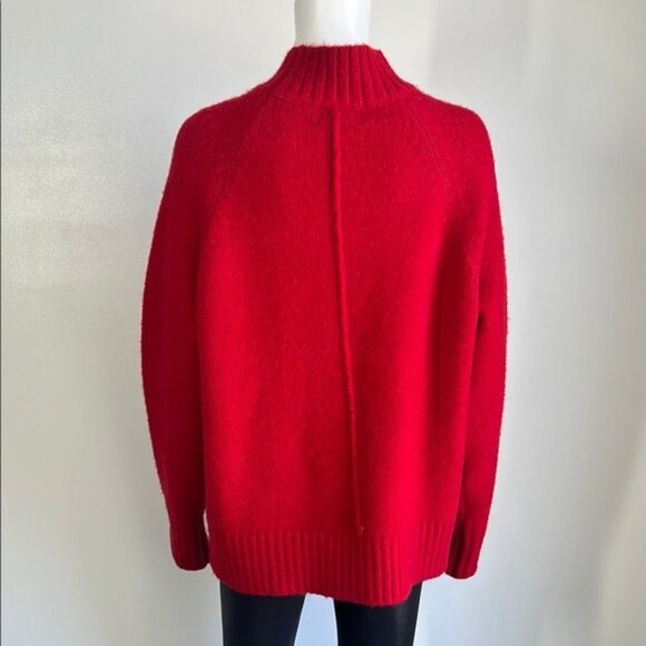 Karen Kane Women's Turtleneck Sweater in Red - M - Picture 4 of 6